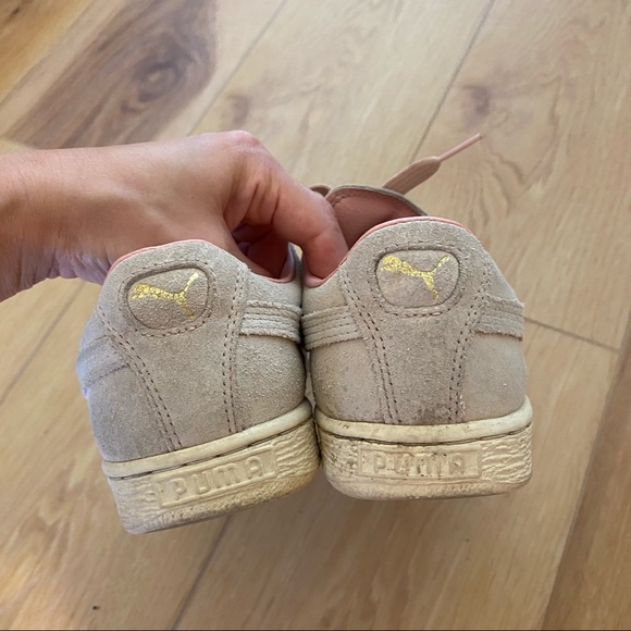 Puma Suede Classic Shine Women's Sneakers Pink US7.5 - Picture 2 of 6